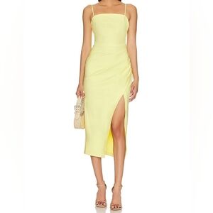 Revolve ELLIATT NWT Hermes Dress in Lemon Size Medium